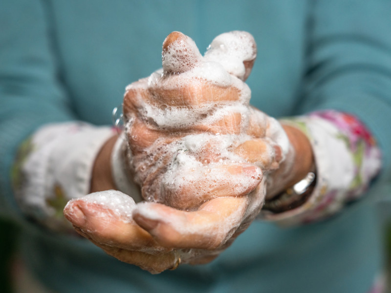 hand washing steps for nurses