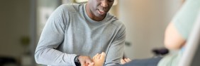 physical therapist assessing foot injury | best physical therapy blogs